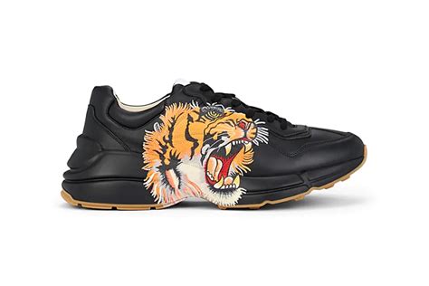 gucci rhyton tiger sneakers